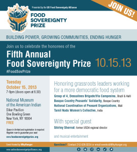 2013 Food Sov Prize evite